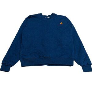 Vintage Carhartt Rugged Outdoor Wear Crewneck Sweatshirt – Size L – Blue Faded